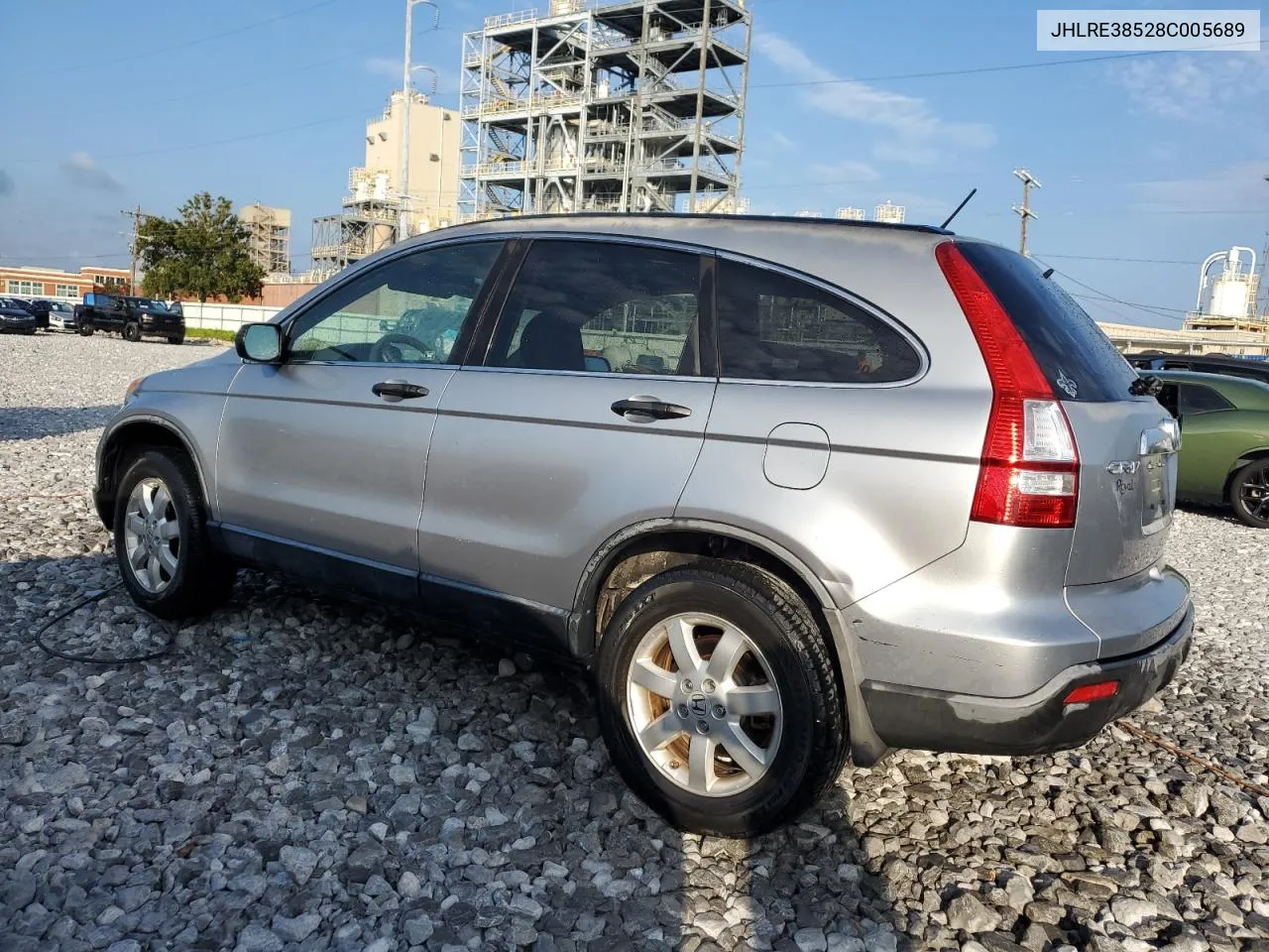 2008 Honda Cr-V Ex VIN: JHLRE38528C005689 Lot: 72141614