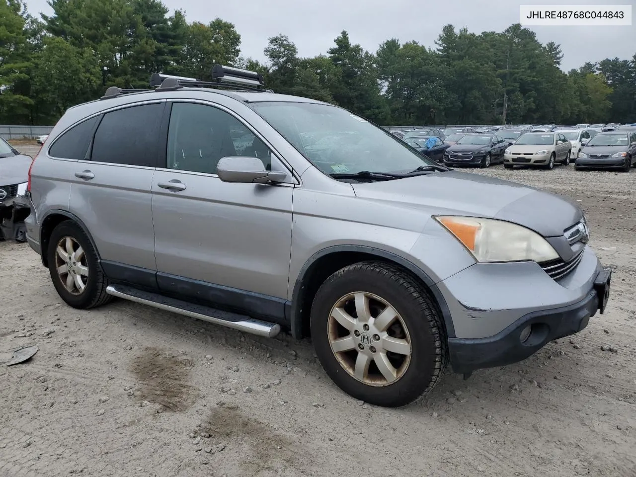 2008 Honda Cr-V Exl VIN: JHLRE48768C044843 Lot: 72203994