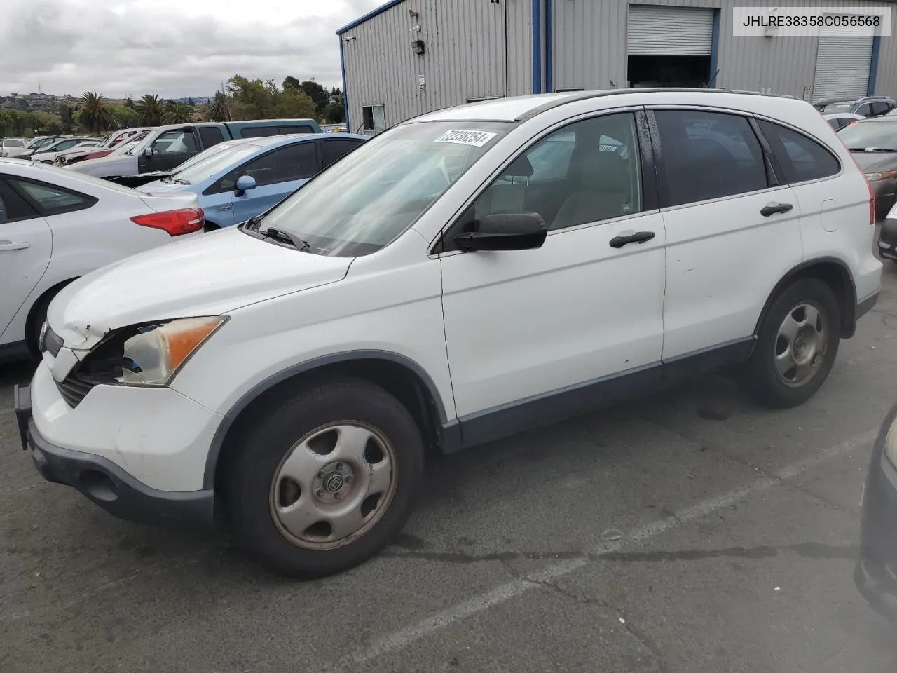 JHLRE38358C056568 2008 Honda Cr-V Lx