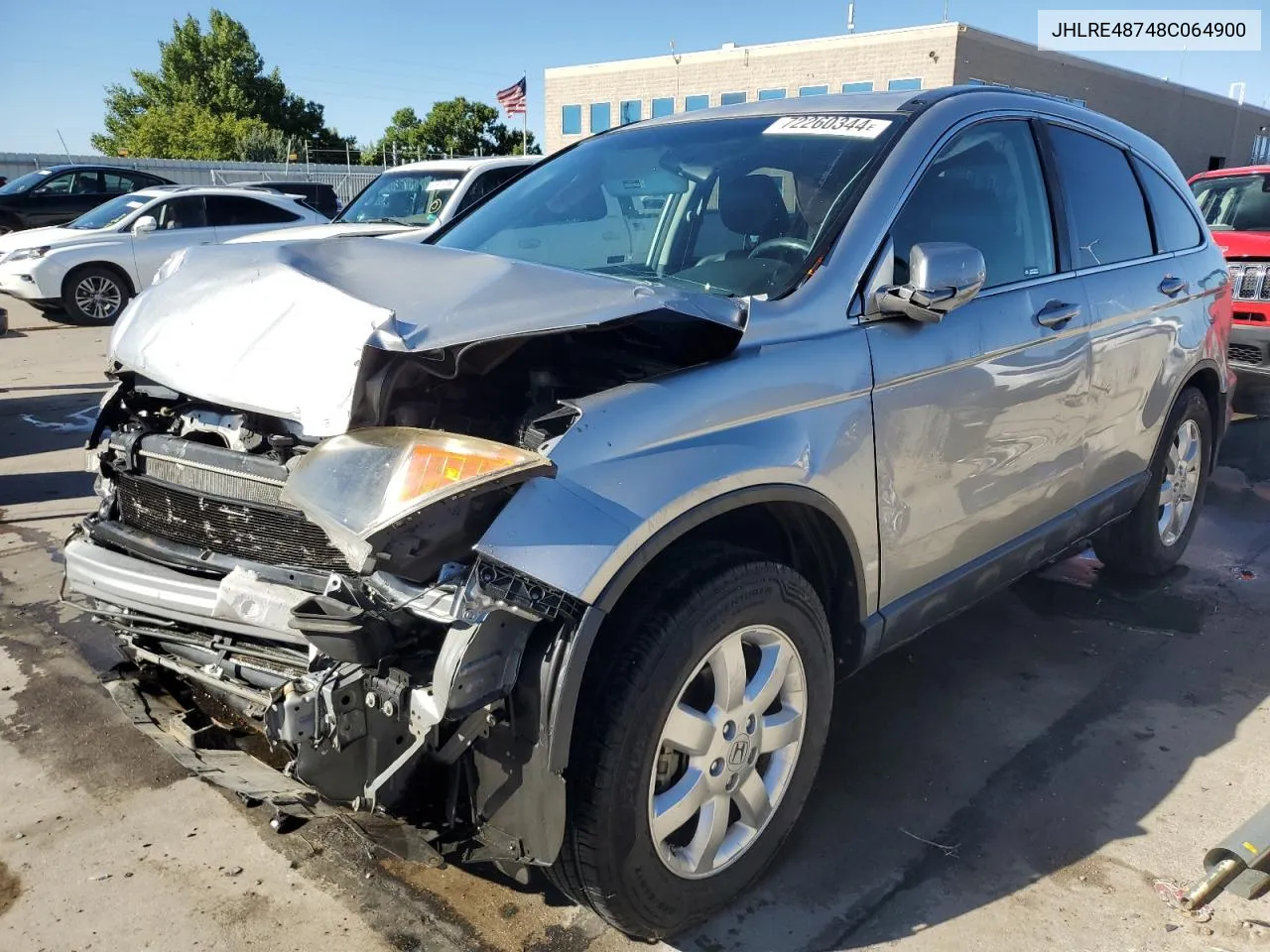 JHLRE48748C064900 2008 Honda Cr-V Exl