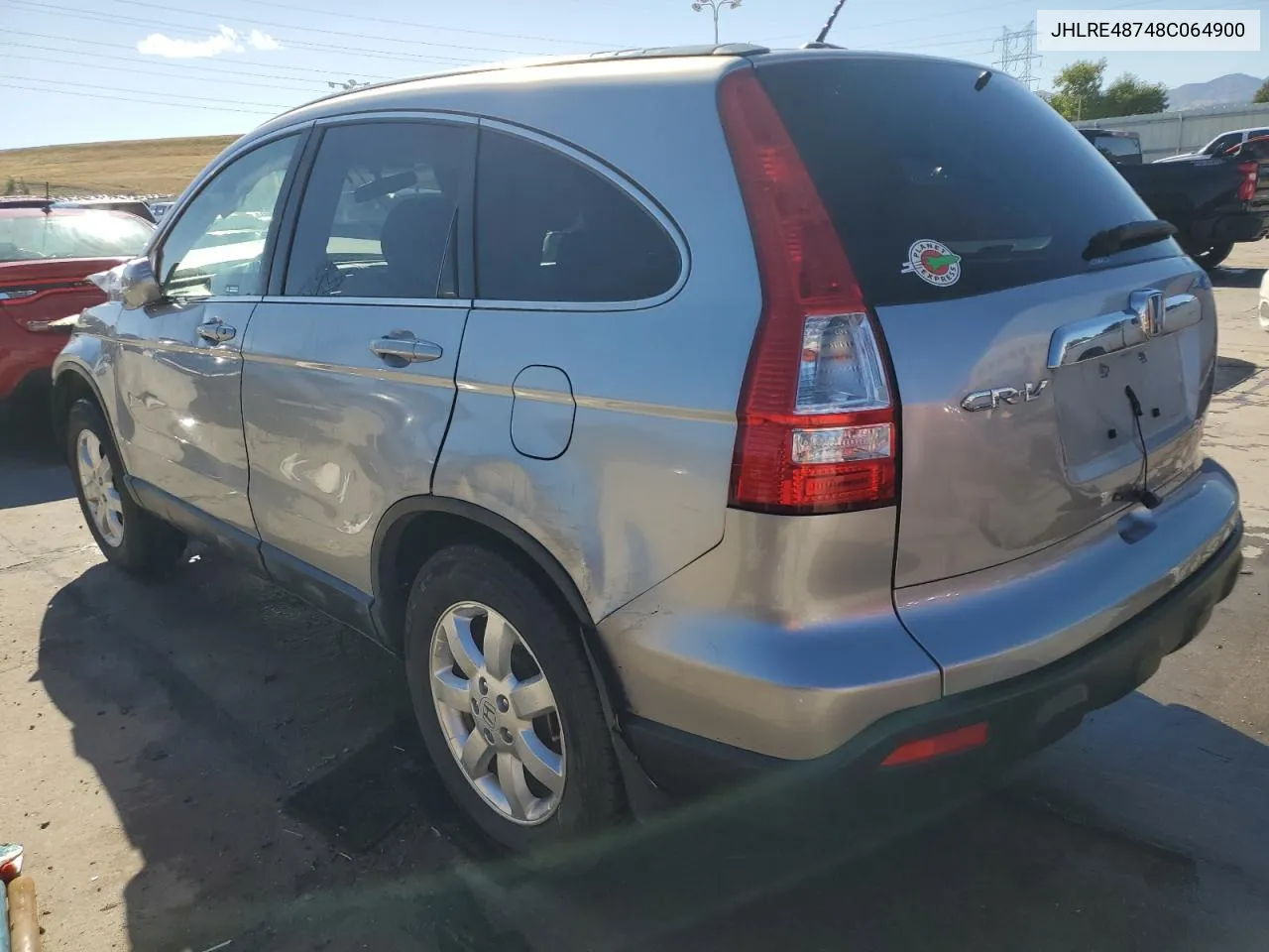 2008 Honda Cr-V Exl VIN: JHLRE48748C064900 Lot: 72260344