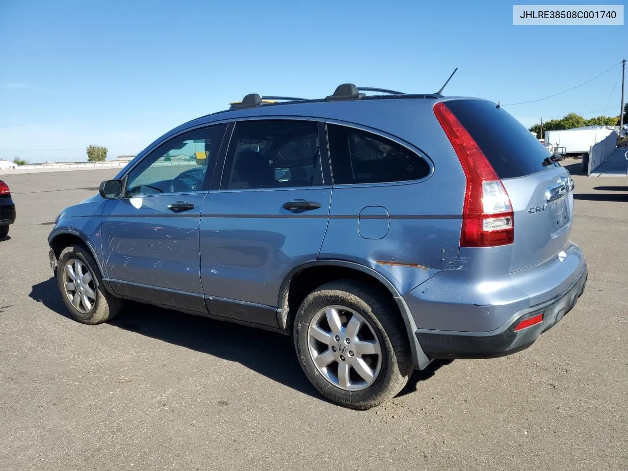 2008 Honda Cr-V Ex VIN: JHLRE38508C001740 Lot: 72437994