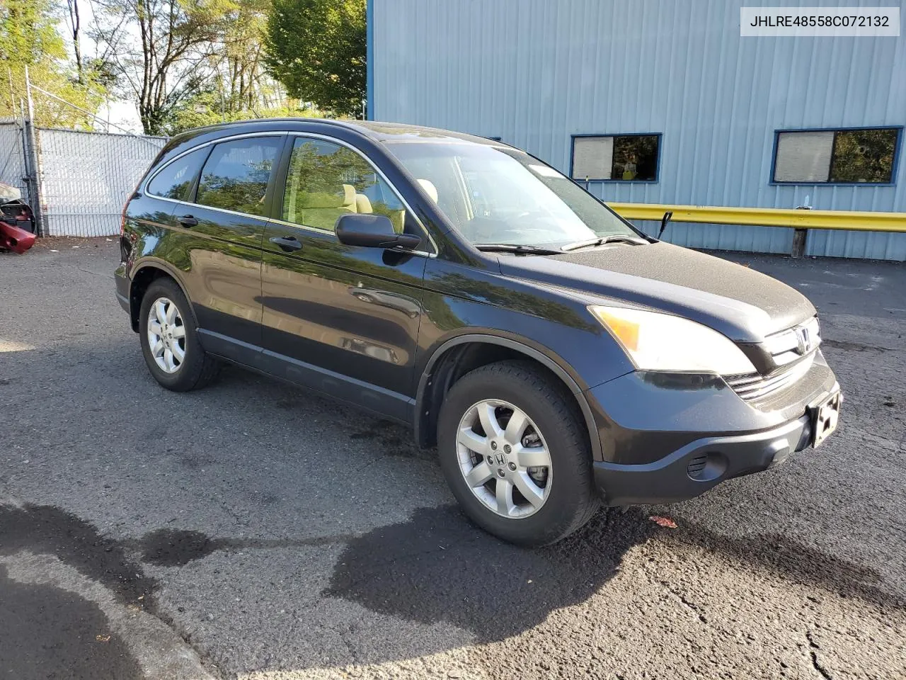 2008 Honda Cr-V Ex VIN: JHLRE48558C072132 Lot: 72464164