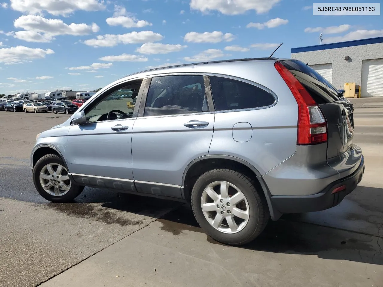 2008 Honda Cr-V Exl VIN: 5J6RE48798L051163 Lot: 72530384