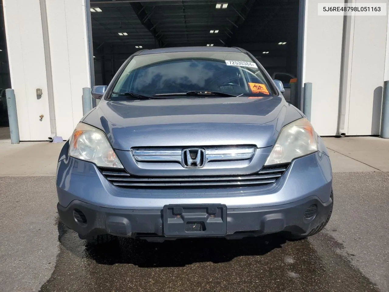 2008 Honda Cr-V Exl VIN: 5J6RE48798L051163 Lot: 72530384