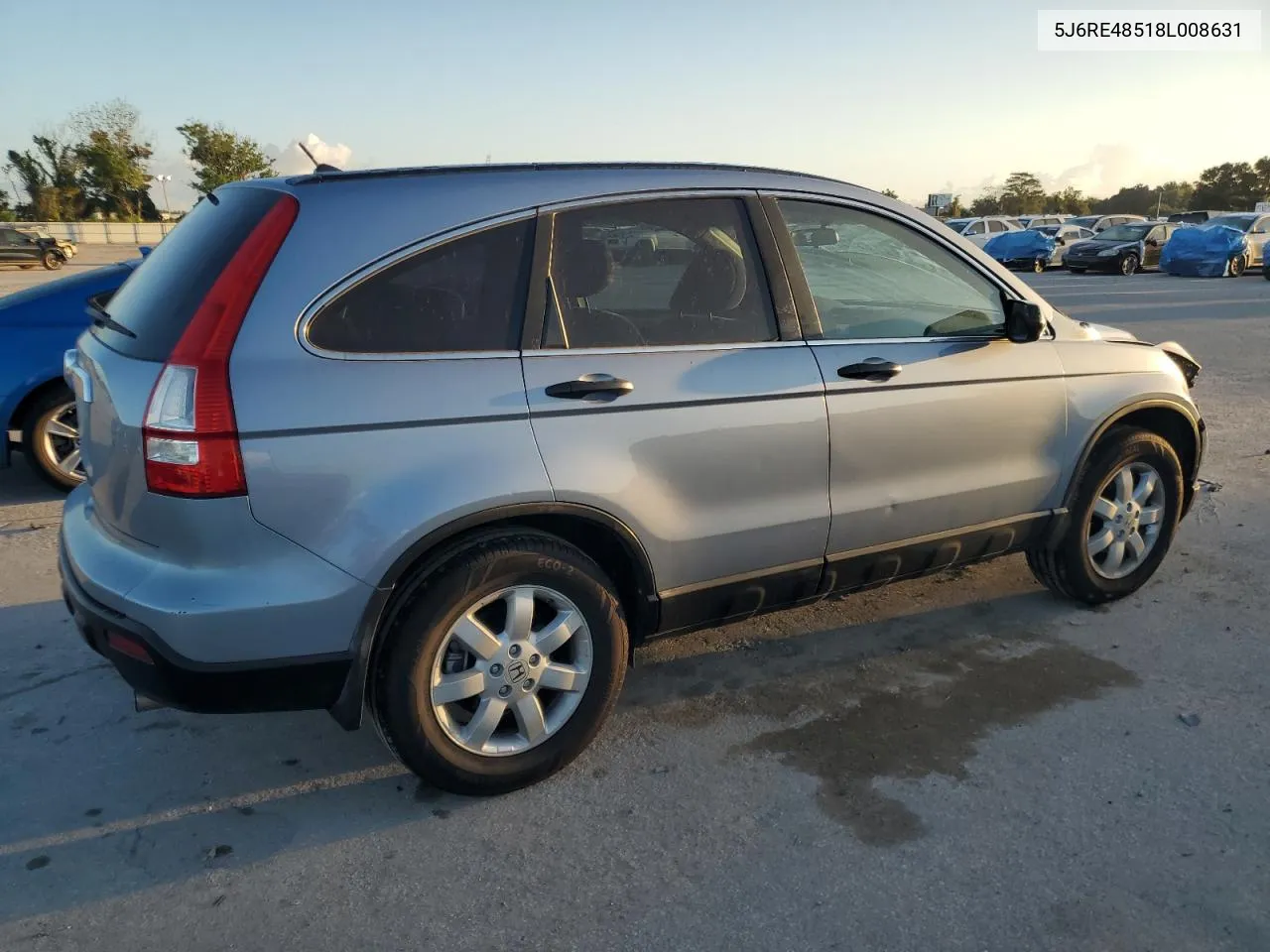 2008 Honda Cr-V Ex VIN: 5J6RE48518L008631 Lot: 72601254