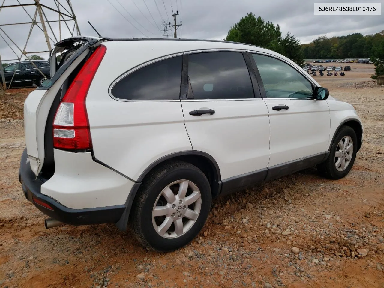 2008 Honda Cr-V Ex VIN: 5J6RE48538L010476 Lot: 72711774