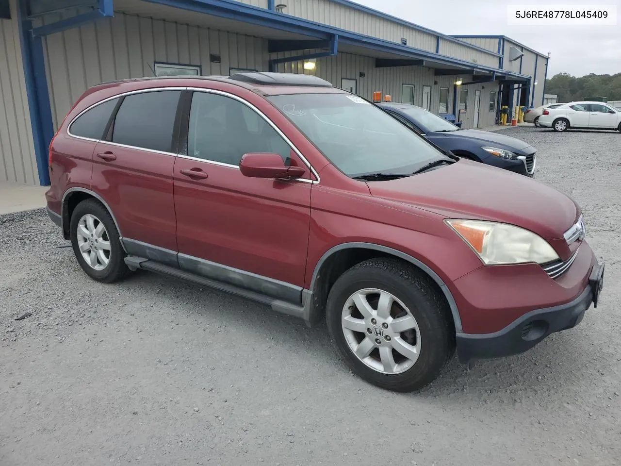 2008 Honda Cr-V Exl VIN: 5J6RE48778L045409 Lot: 72751794