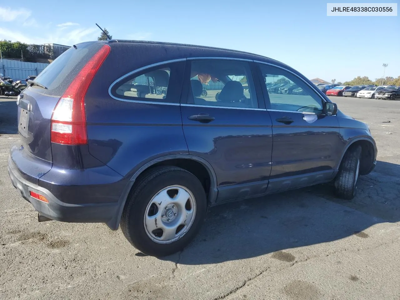 JHLRE48338C030556 2008 Honda Cr-V Lx