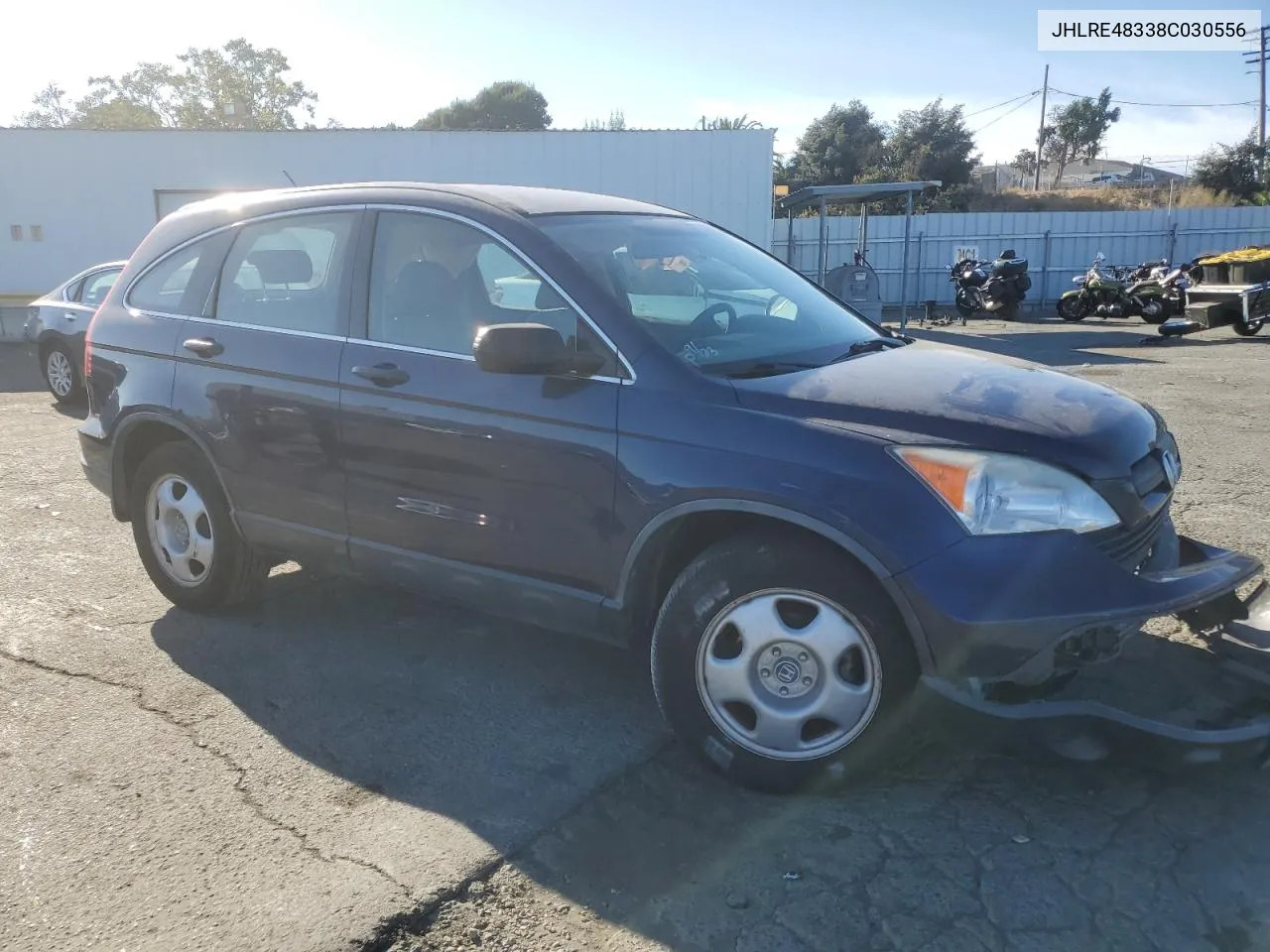 JHLRE48338C030556 2008 Honda Cr-V Lx