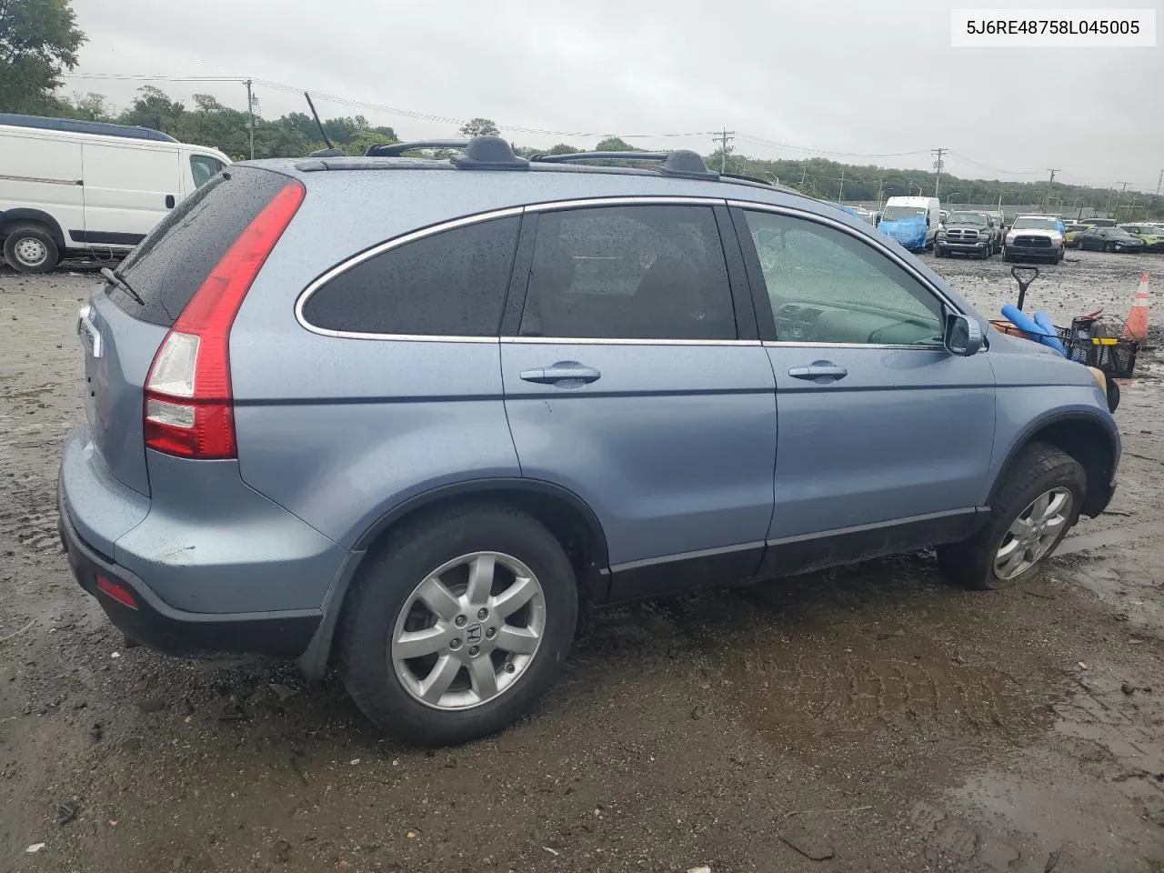 2008 Honda Cr-V Exl VIN: 5J6RE48758L045005 Lot: 72795024