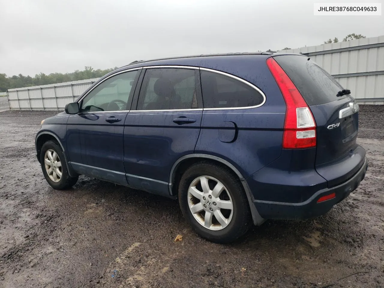 2008 Honda Cr-V Exl VIN: JHLRE38768C049633 Lot: 72796944