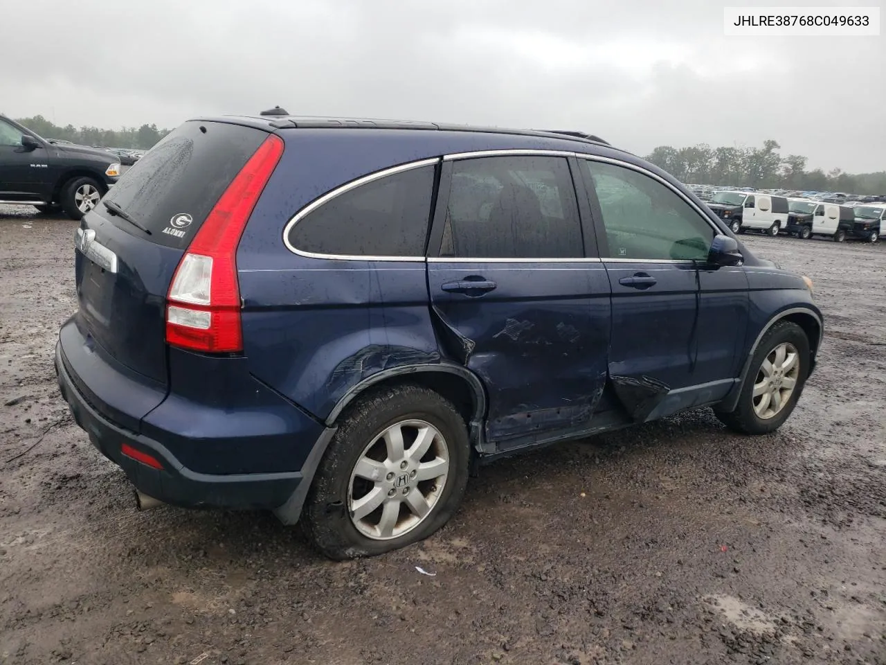 2008 Honda Cr-V Exl VIN: JHLRE38768C049633 Lot: 72796944