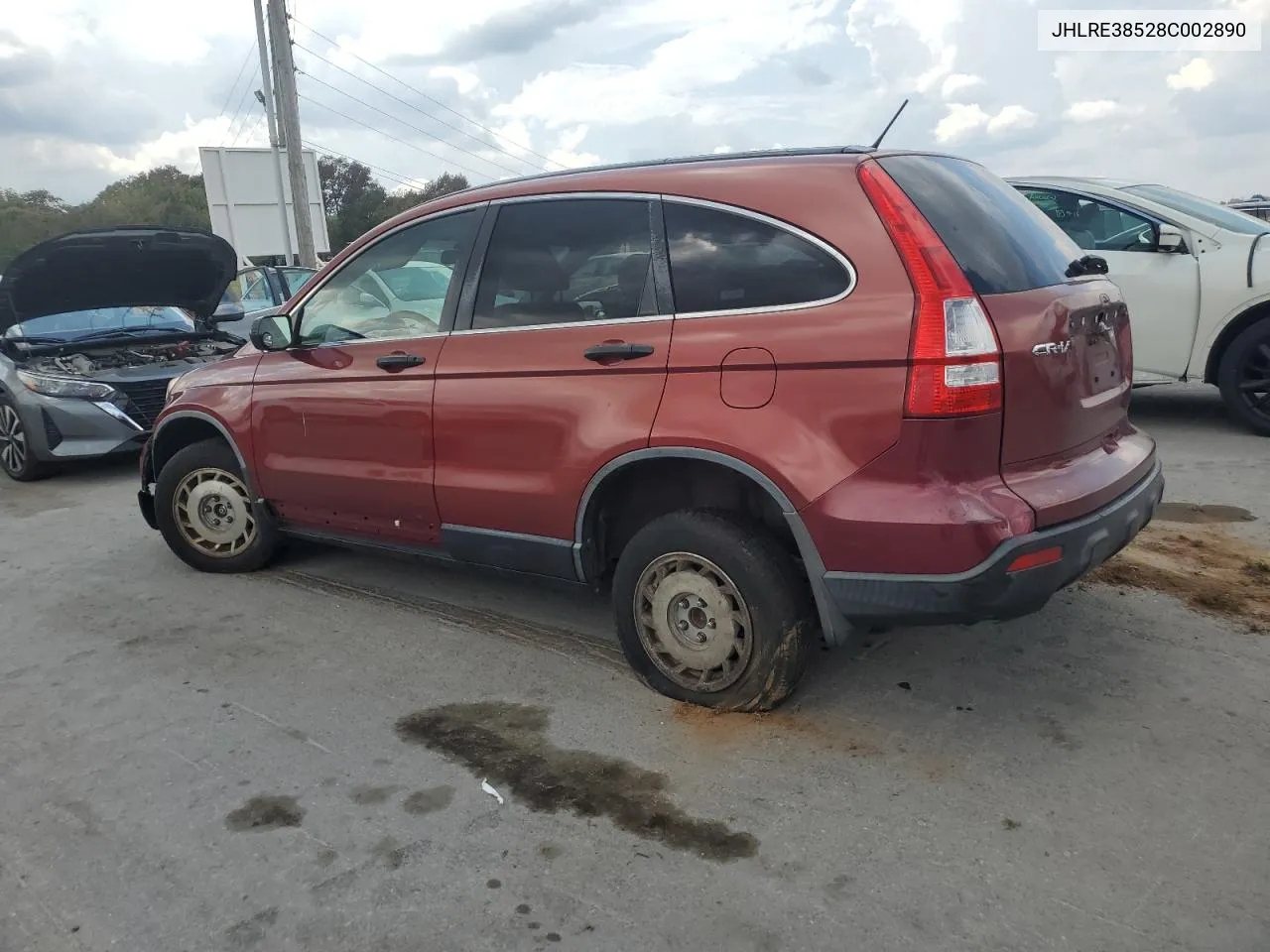 2008 Honda Cr-V Ex VIN: JHLRE38528C002890 Lot: 72803434