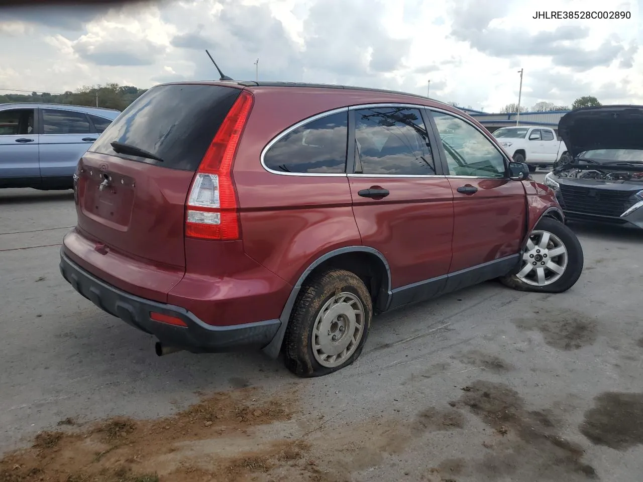 2008 Honda Cr-V Ex VIN: JHLRE38528C002890 Lot: 72803434