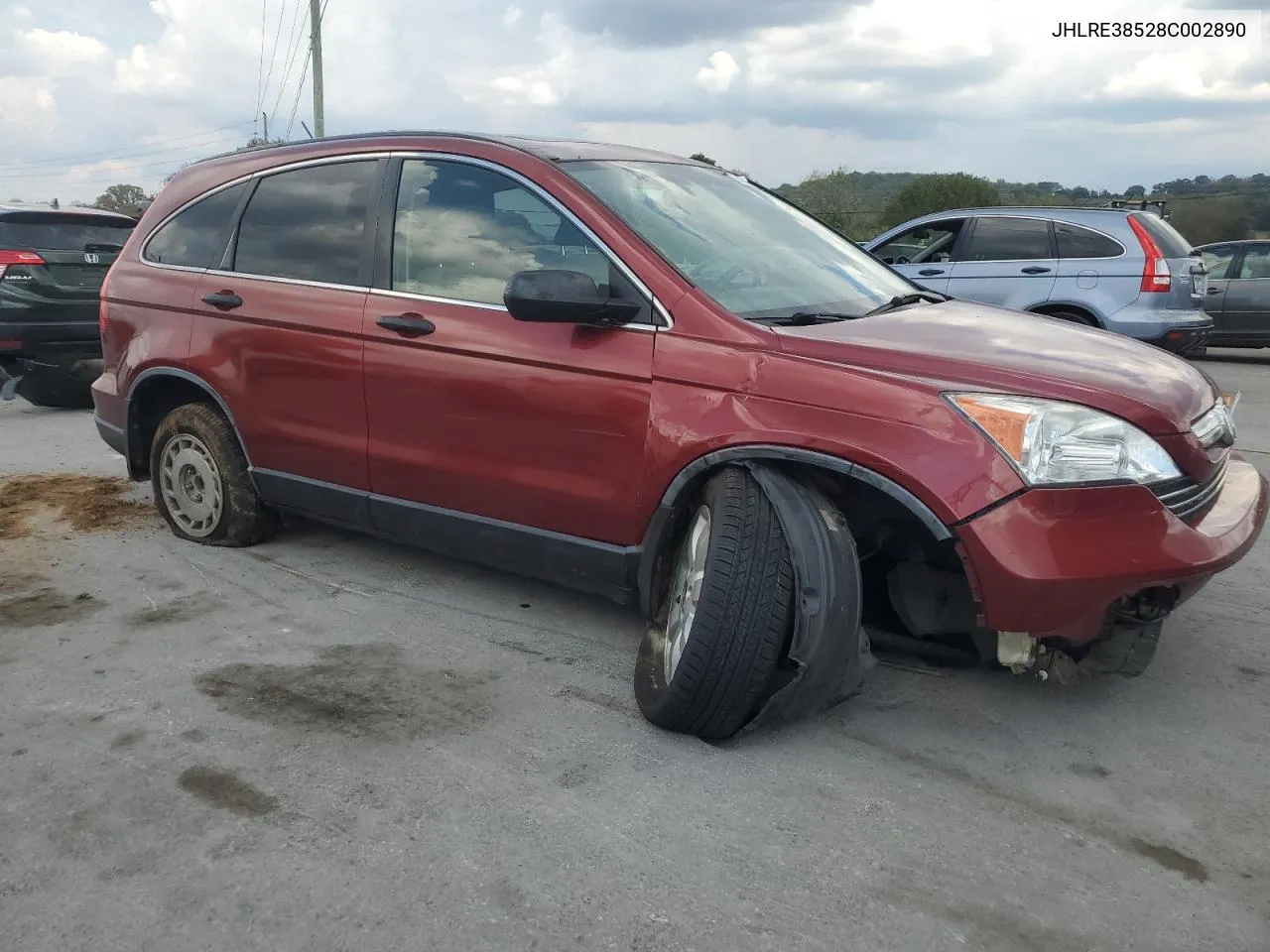 JHLRE38528C002890 2008 Honda Cr-V Ex