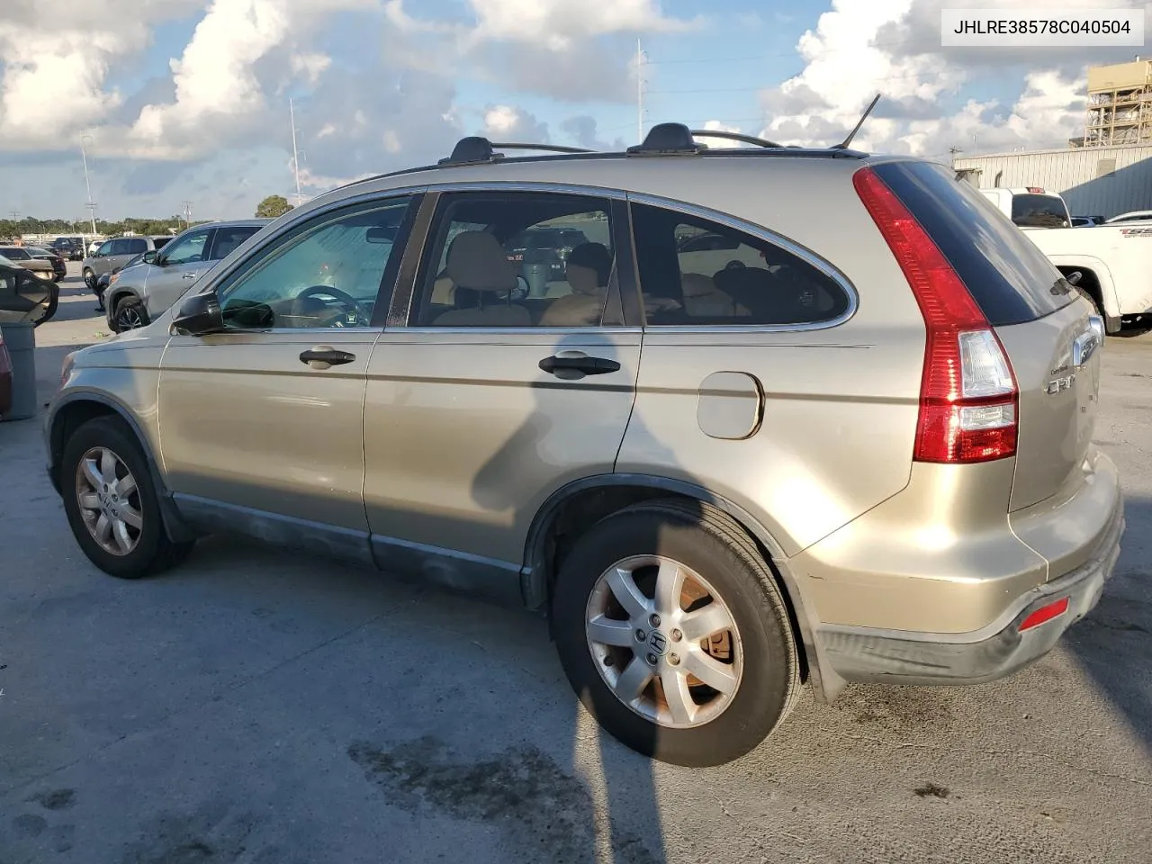 JHLRE38578C040504 2008 Honda Cr-V Ex