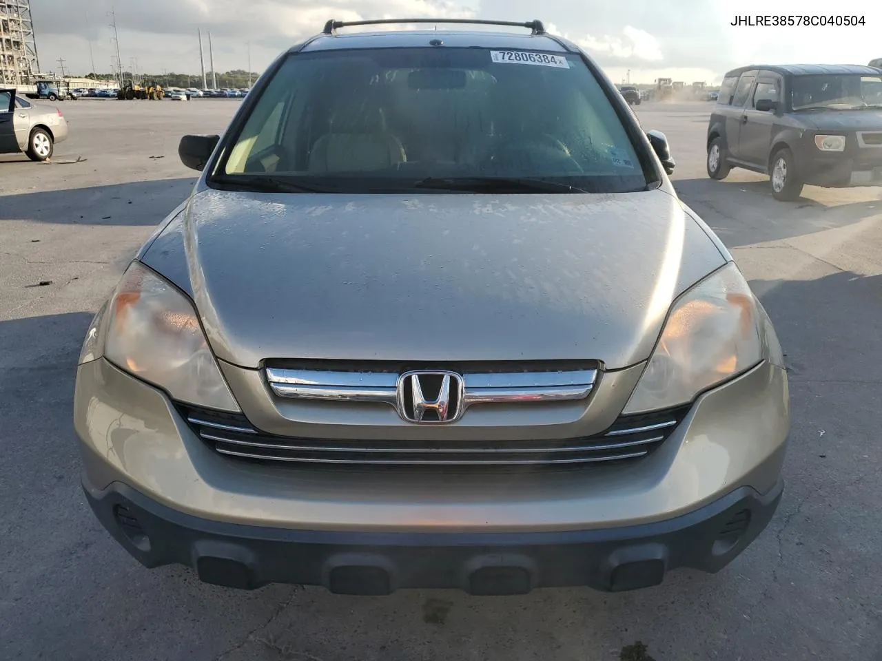 2008 Honda Cr-V Ex VIN: JHLRE38578C040504 Lot: 72806384