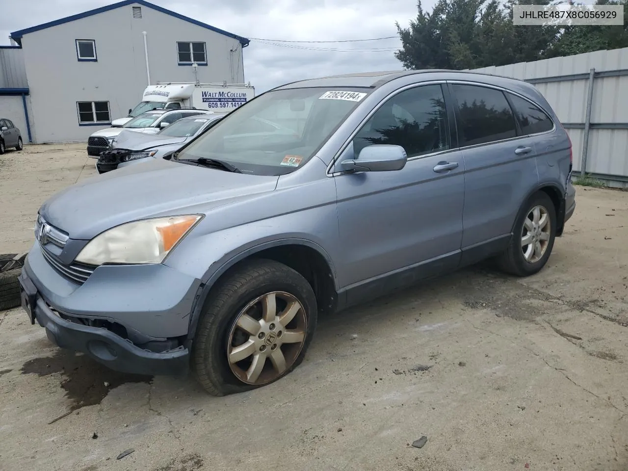 JHLRE487X8C056929 2008 Honda Cr-V Exl