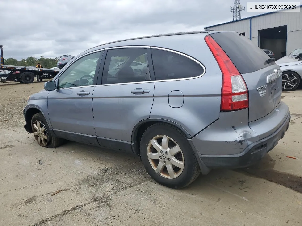 2008 Honda Cr-V Exl VIN: JHLRE487X8C056929 Lot: 72824194