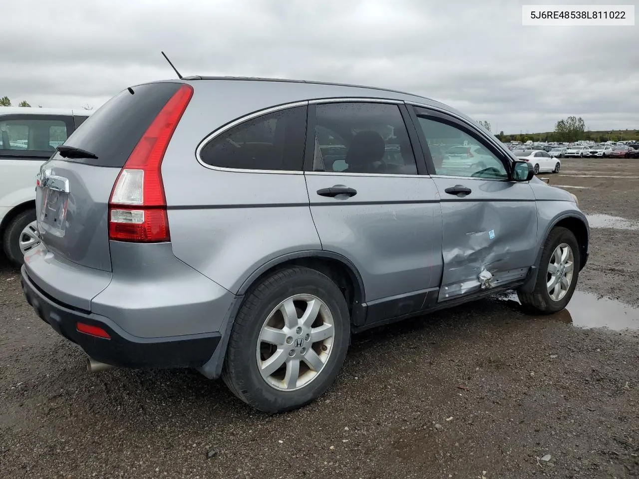 2008 Honda Cr-V Ex VIN: 5J6RE48538L811022 Lot: 72897454