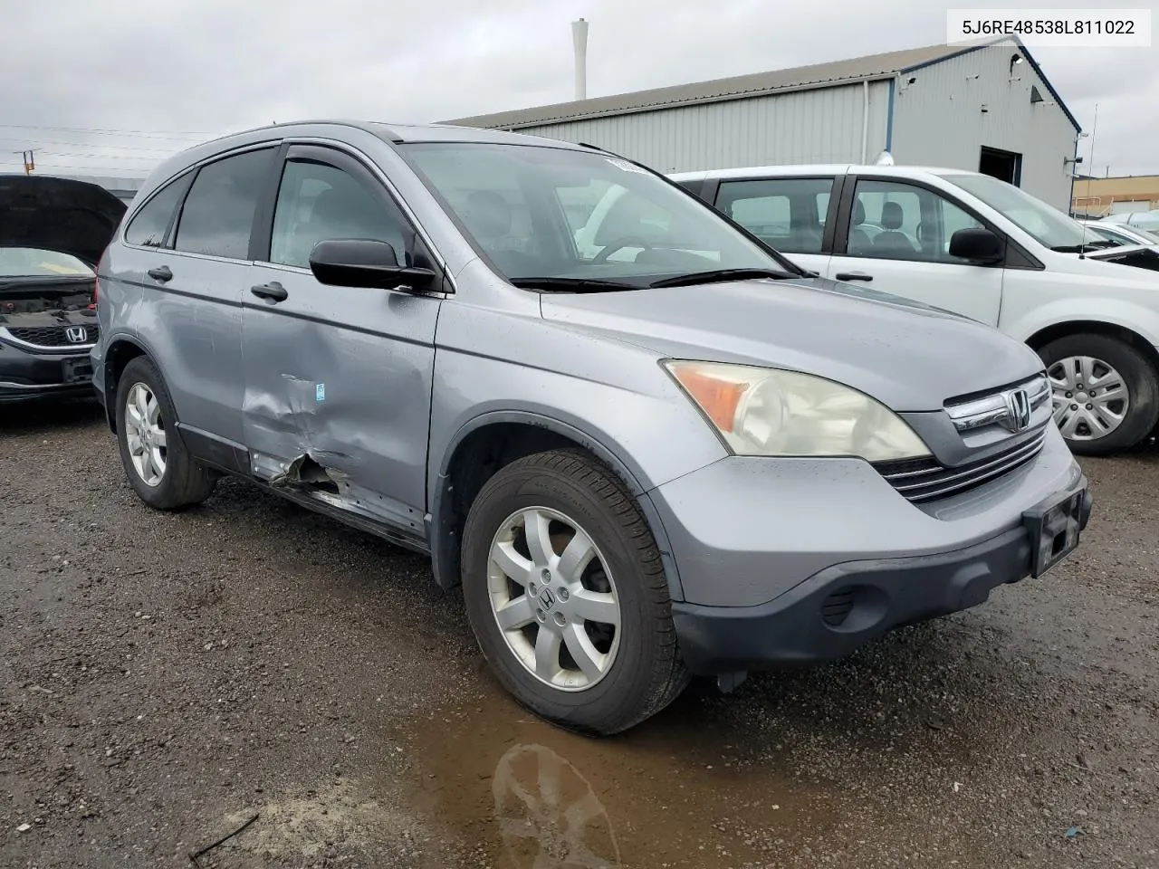 2008 Honda Cr-V Ex VIN: 5J6RE48538L811022 Lot: 72897454