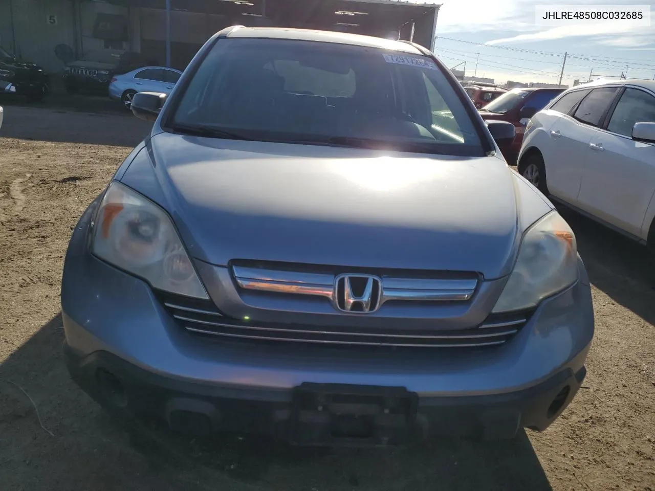 2008 Honda Cr-V Ex VIN: JHLRE48508C032685 Lot: 72917264