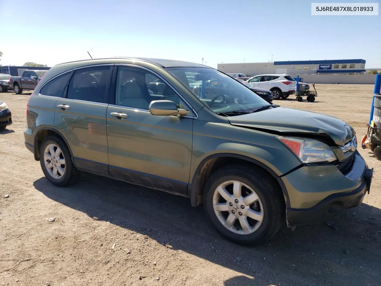 5J6RE487X8L018933 2008 Honda Cr-V Exl