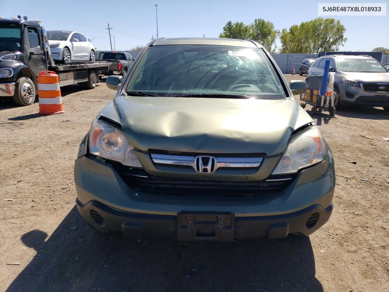 5J6RE487X8L018933 2008 Honda Cr-V Exl