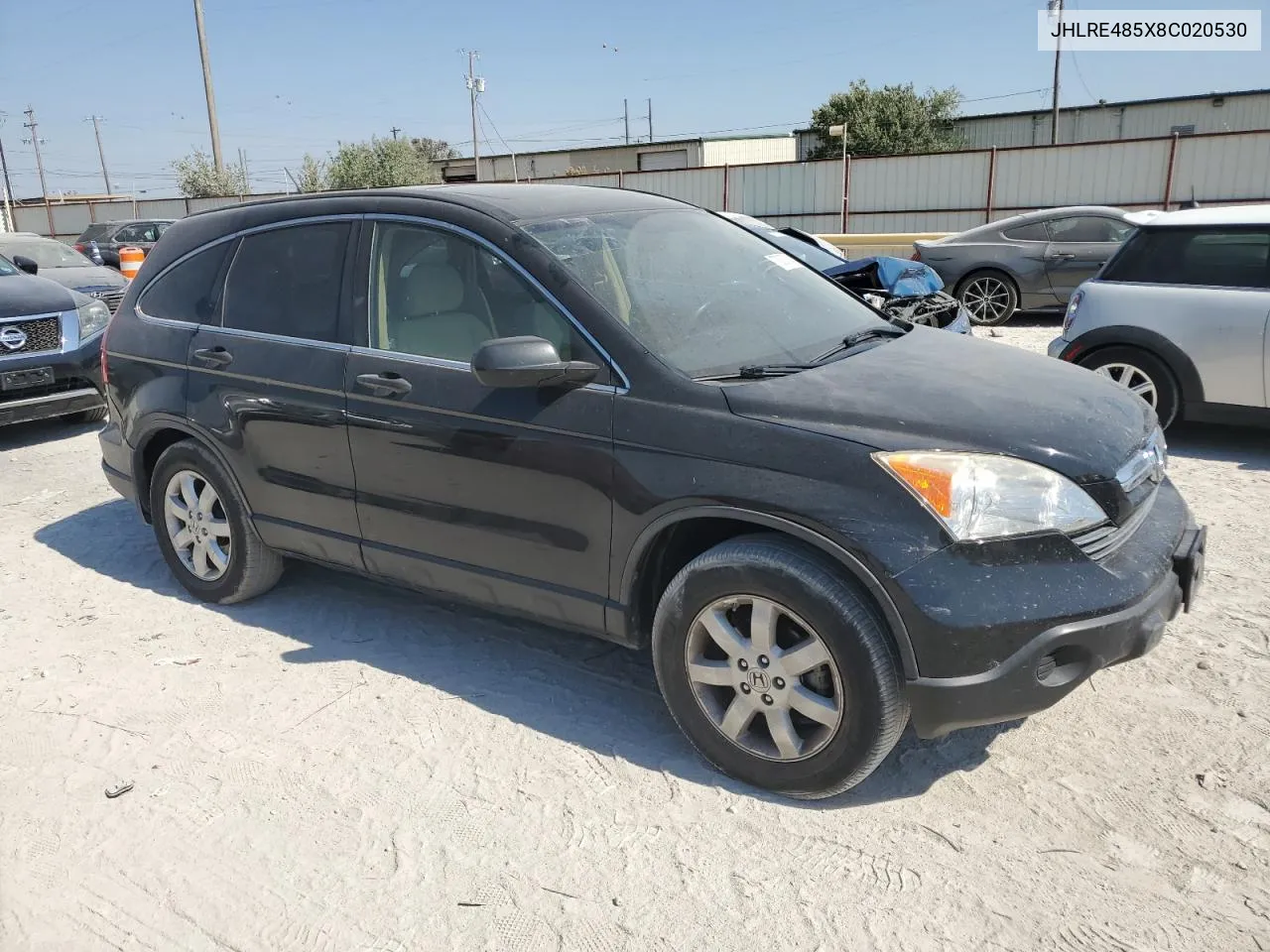 JHLRE485X8C020530 2008 Honda Cr-V Ex