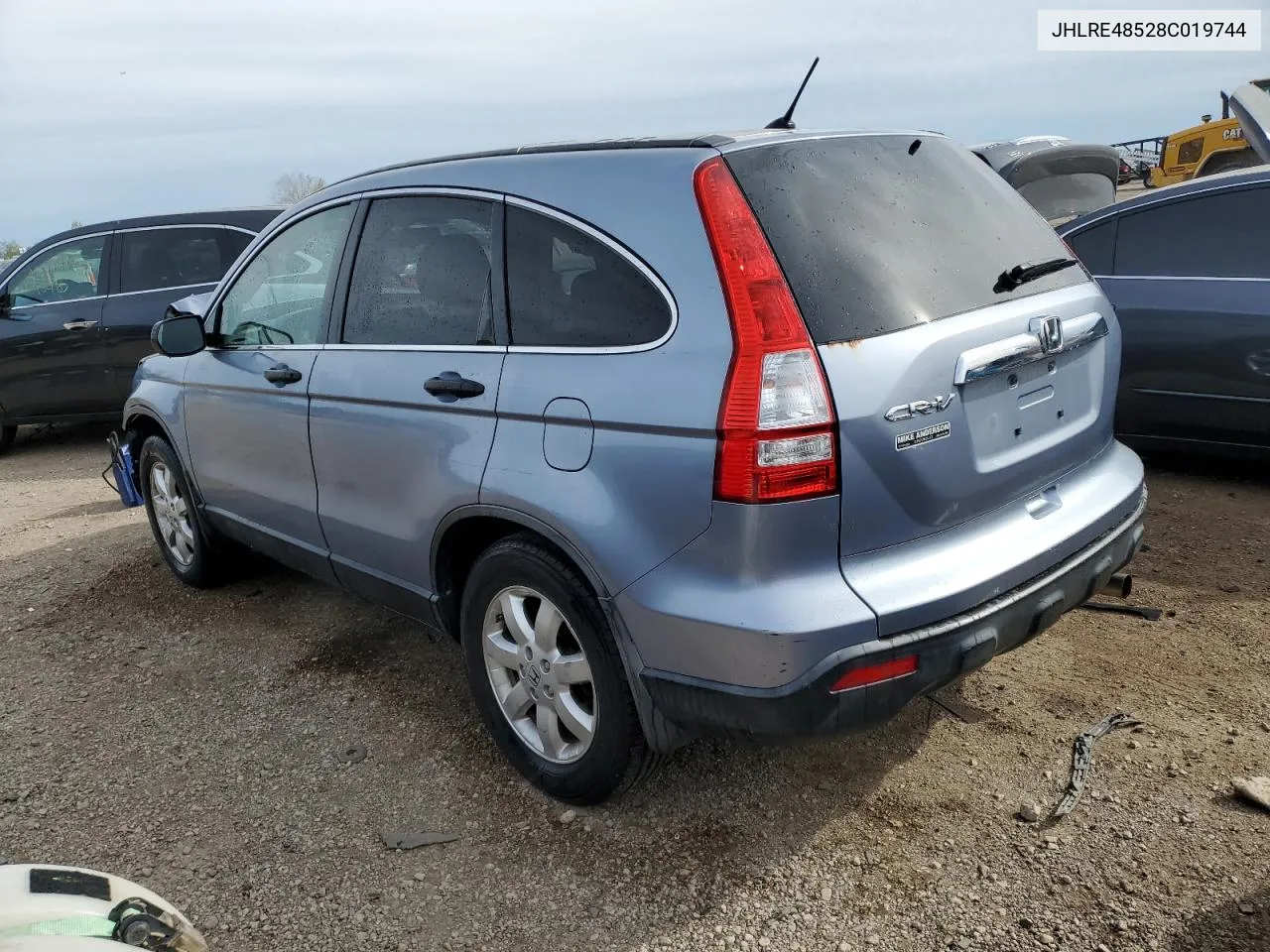 2008 Honda Cr-V Ex VIN: JHLRE48528C019744 Lot: 73042264