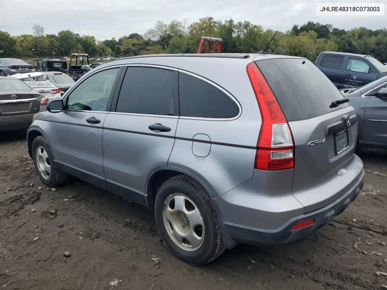 2008 Honda Cr-V Lx VIN: JHLRE48318C073003 Lot: 73273444