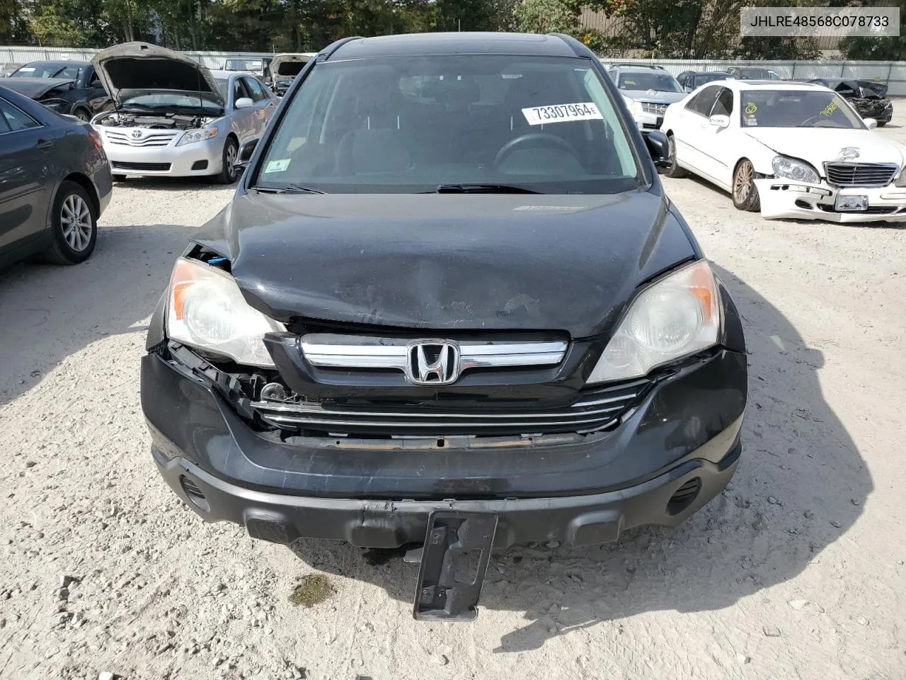 2008 Honda Cr-V Ex VIN: JHLRE48568C078733 Lot: 73307964