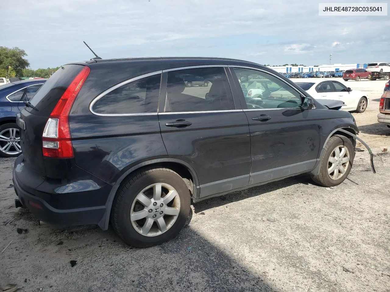 2008 Honda Cr-V Exl VIN: JHLRE48728C035041 Lot: 73321934