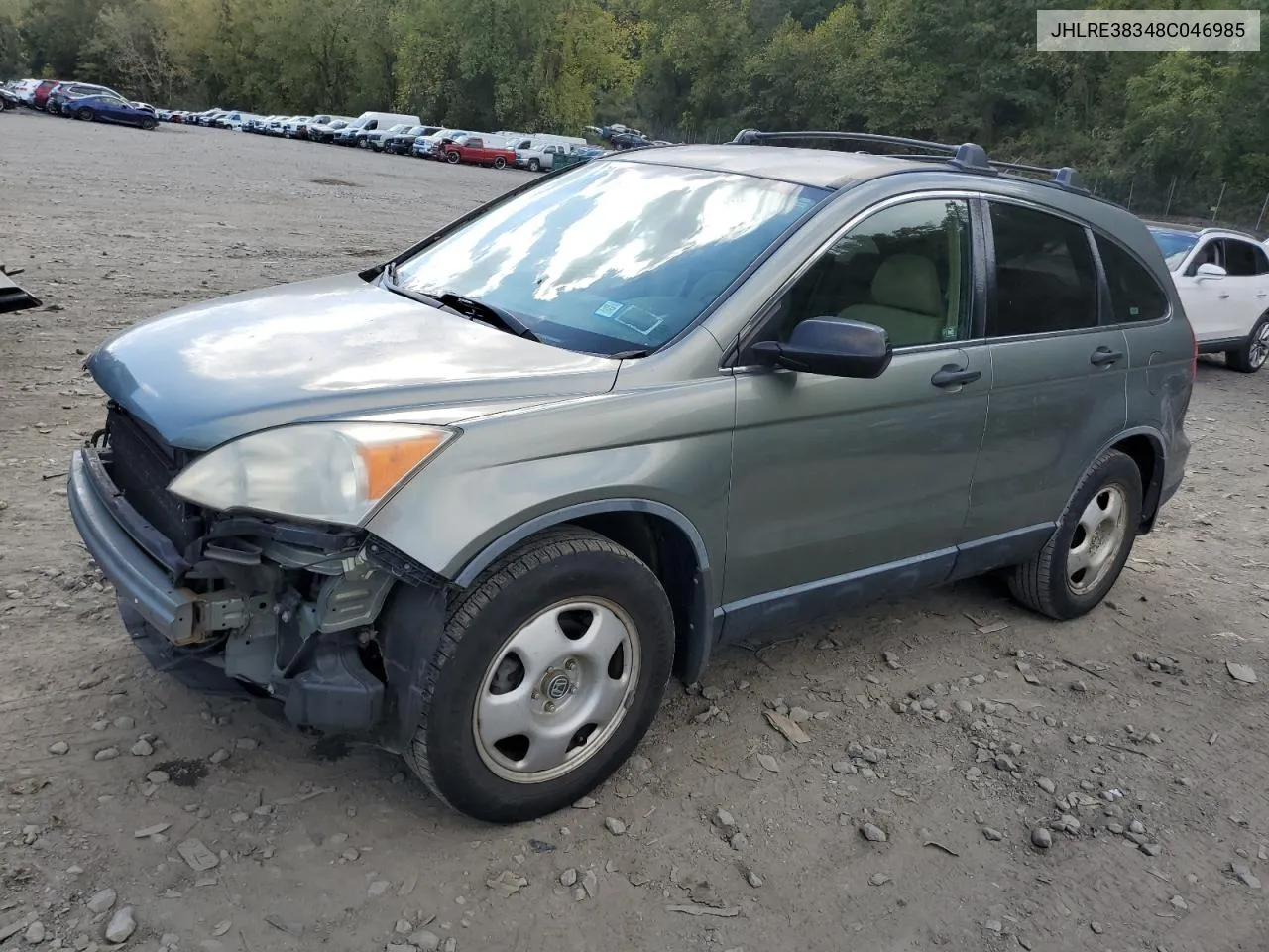 JHLRE38348C046985 2008 Honda Cr-V Lx