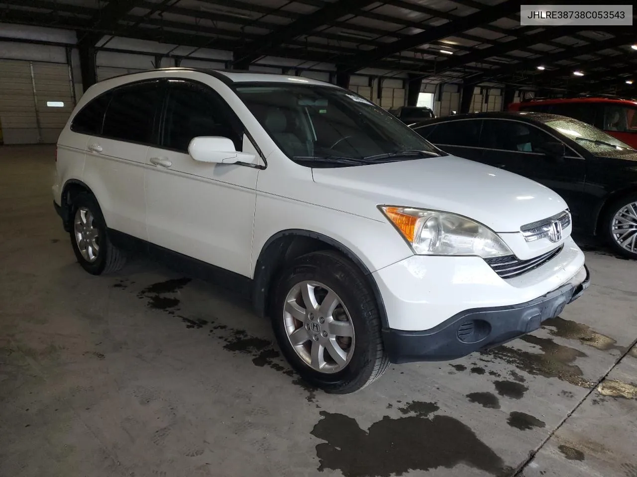 2008 Honda Cr-V Exl VIN: JHLRE38738C053543 Lot: 73405714