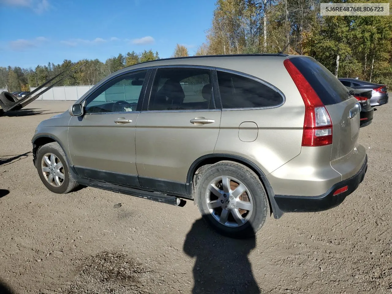 2008 Honda Cr-V Exl VIN: 5J6RE48768L806723 Lot: 73417814