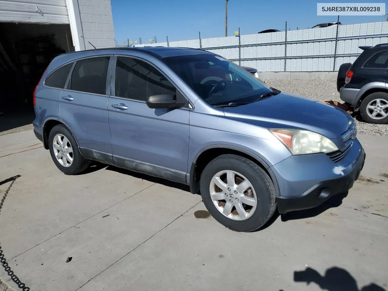 2008 Honda Cr-V Exl VIN: 5J6RE387X8L009238 Lot: 73504014