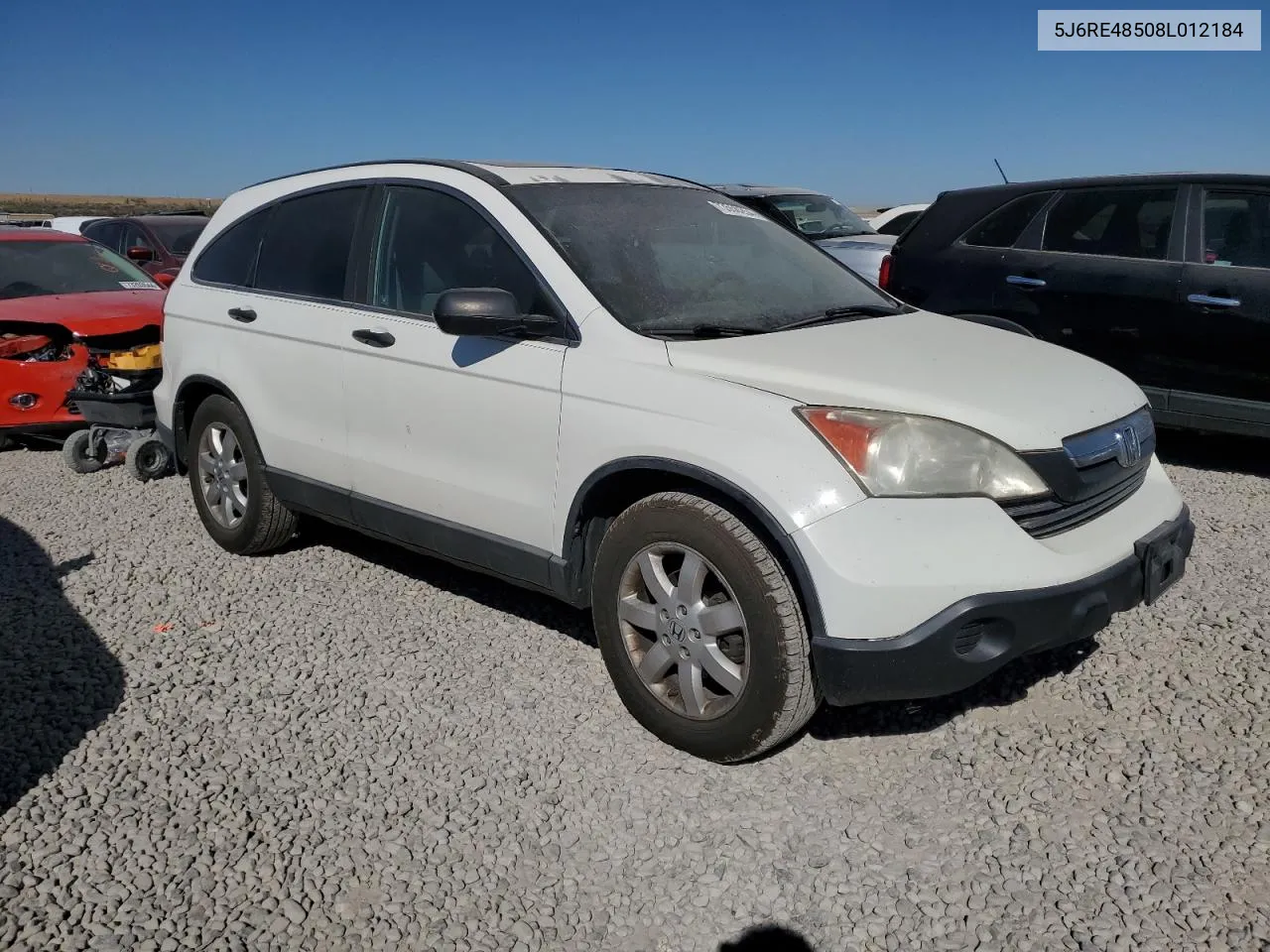 5J6RE48508L012184 2008 Honda Cr-V Ex