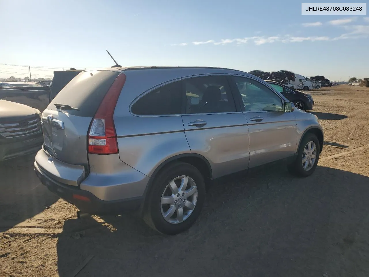 2008 Honda Cr-V Exl VIN: JHLRE48708C083248 Lot: 73580874