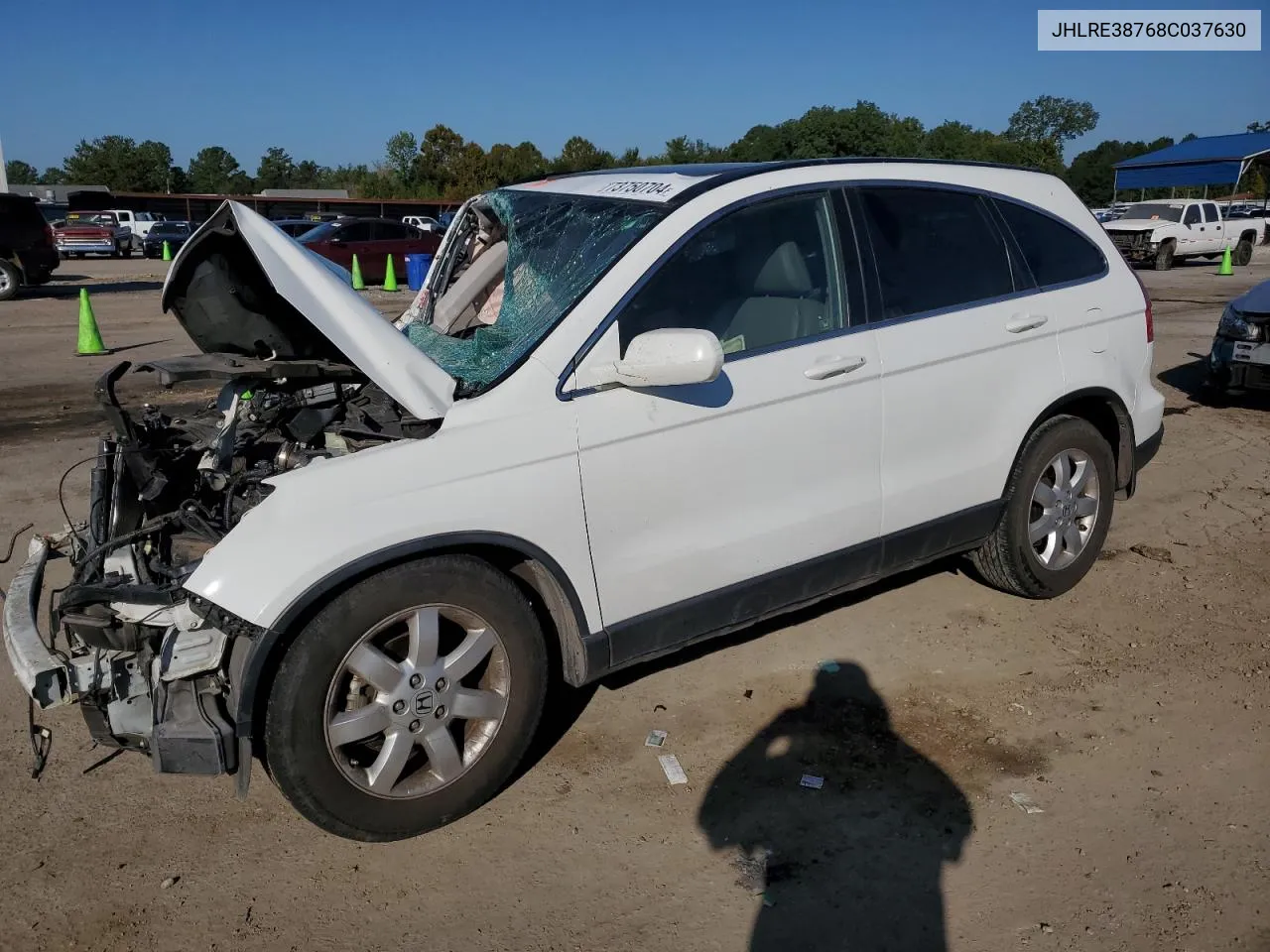 JHLRE38768C037630 2008 Honda Cr-V Exl