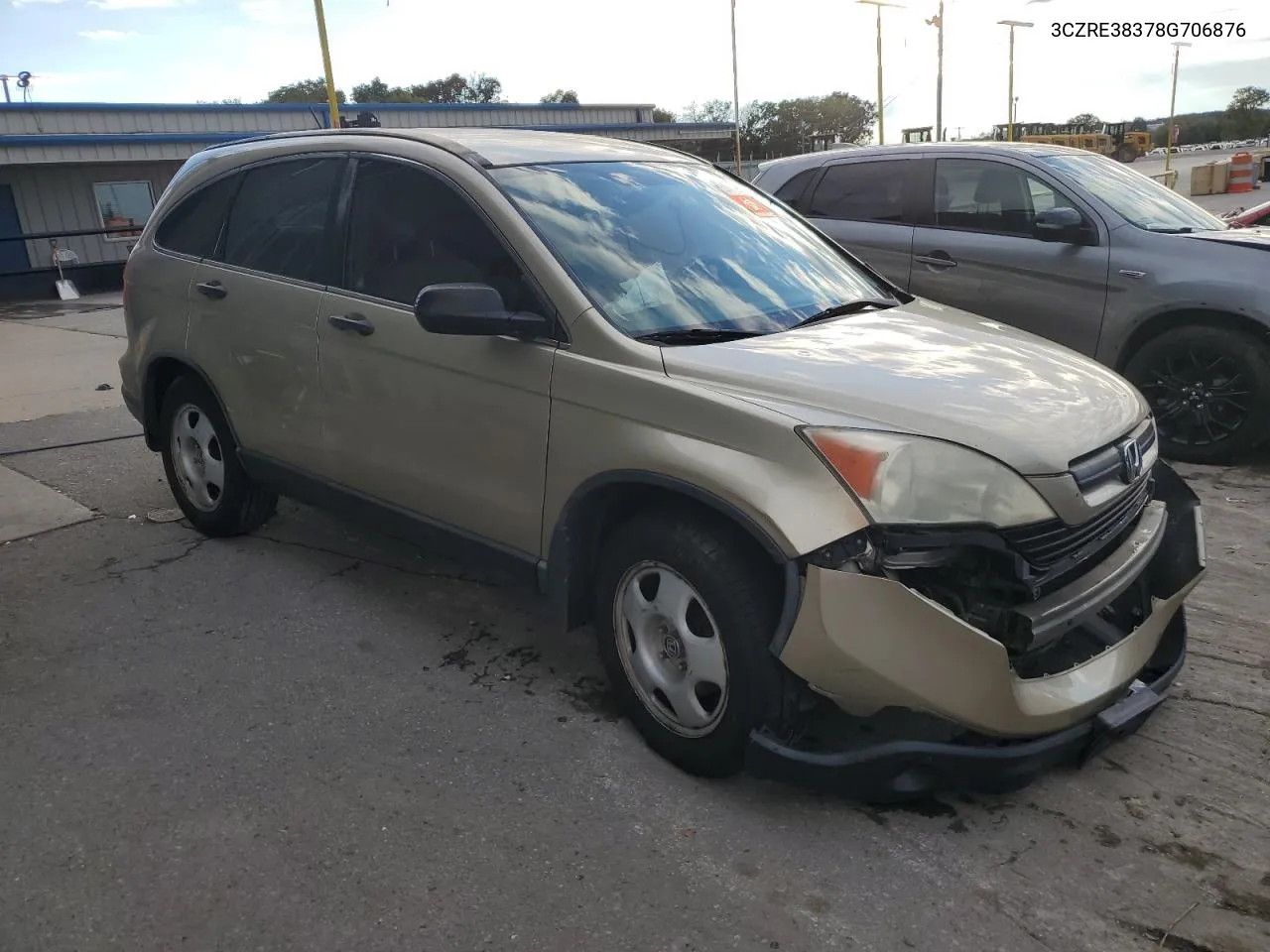 2008 Honda Cr-V Lx VIN: 3CZRE38378G706876 Lot: 73769744