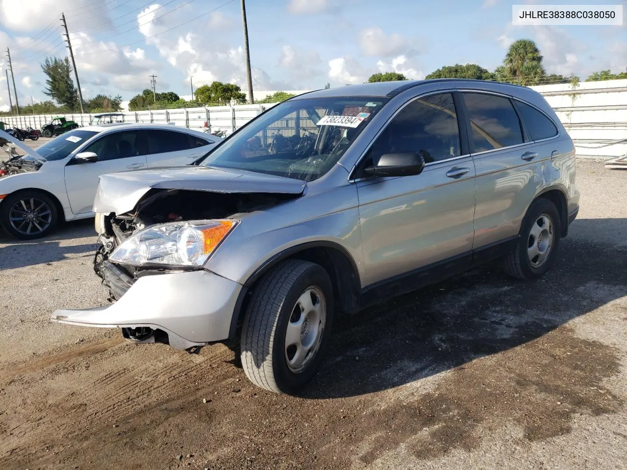 JHLRE38388C038050 2008 Honda Cr-V Lx