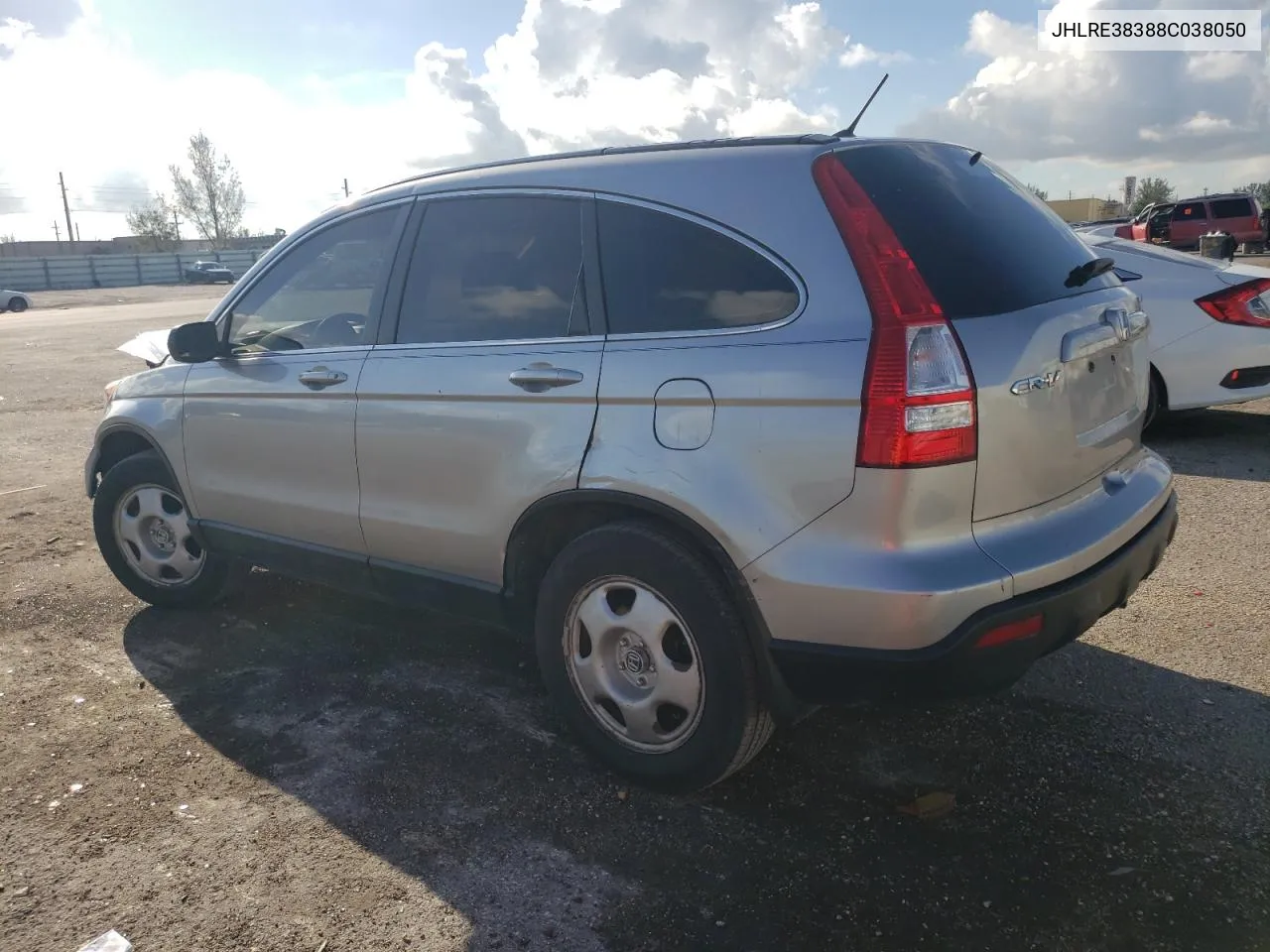 2008 Honda Cr-V Lx VIN: JHLRE38388C038050 Lot: 73823394