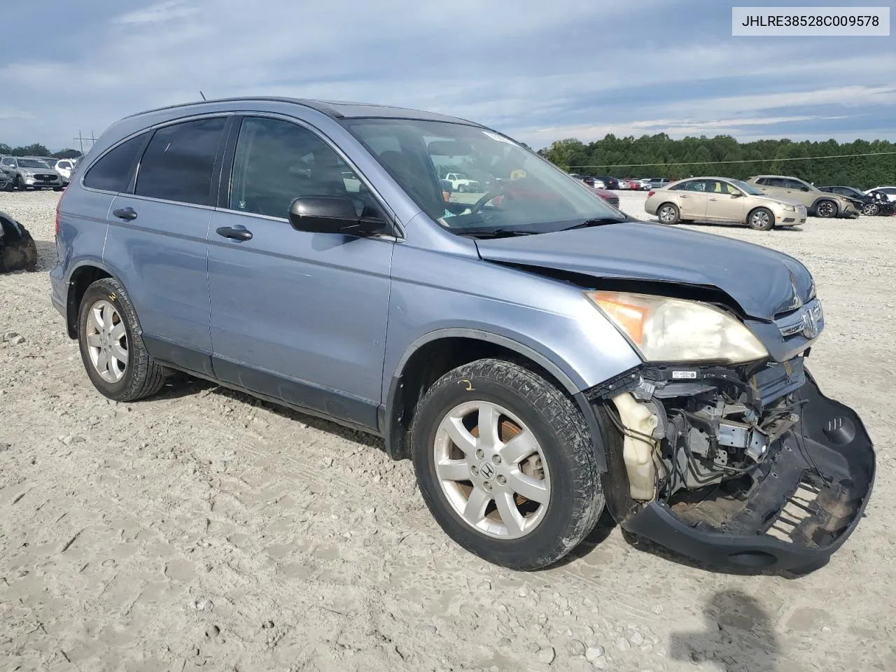 2008 Honda Cr-V Ex VIN: JHLRE38528C009578 Lot: 73827714