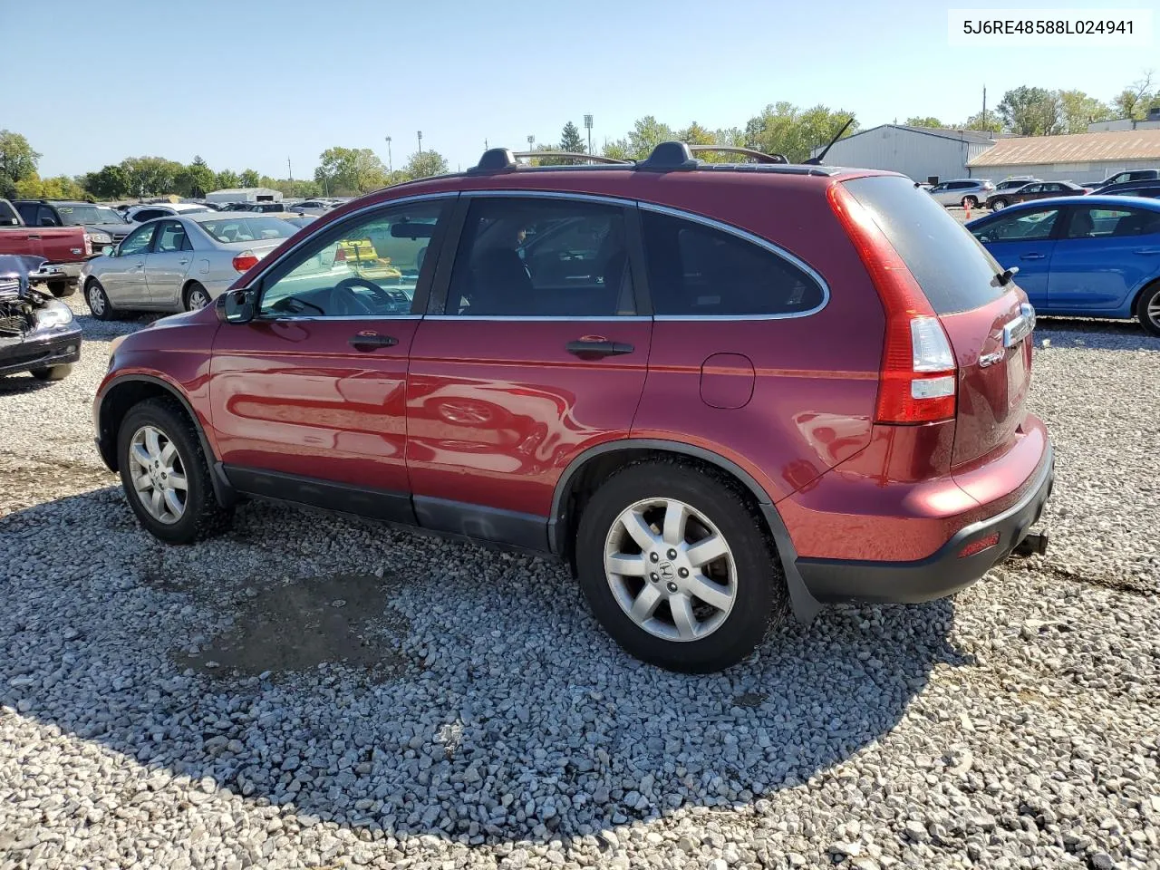 2008 Honda Cr-V Ex VIN: 5J6RE48588L024941 Lot: 73918434