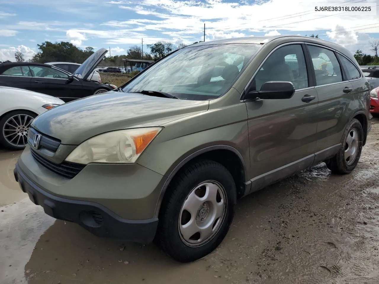 5J6RE38318L006225 2008 Honda Cr-V Lx