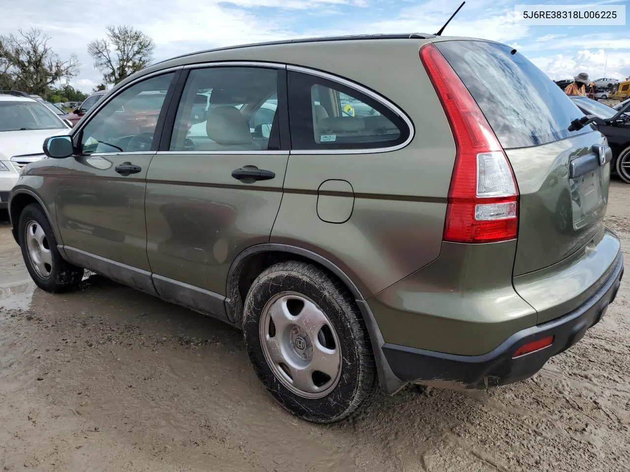 2008 Honda Cr-V Lx VIN: 5J6RE38318L006225 Lot: 73965814