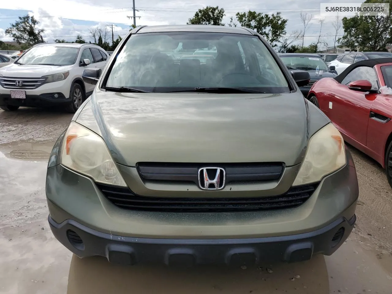 2008 Honda Cr-V Lx VIN: 5J6RE38318L006225 Lot: 73965814