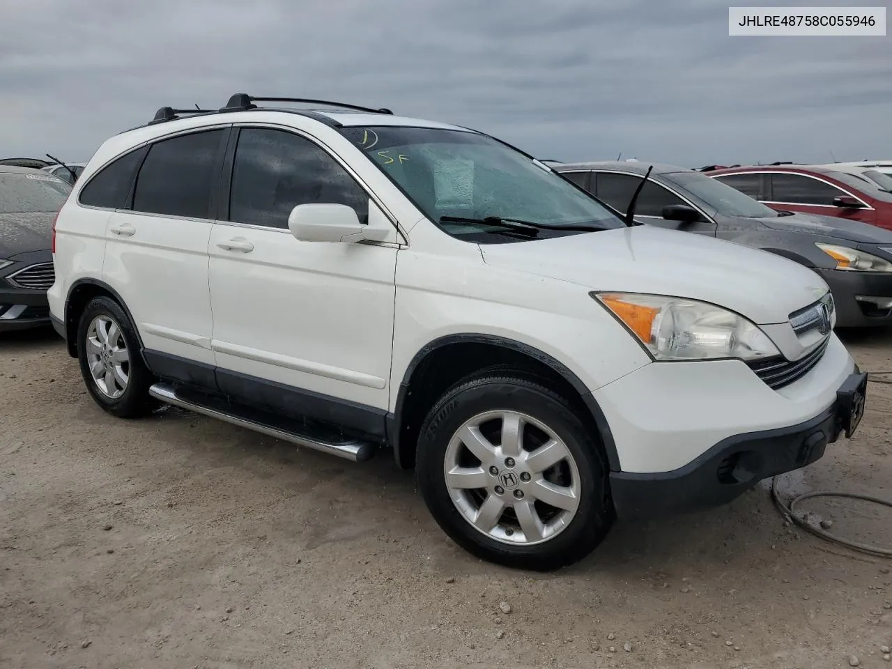 2008 Honda Cr-V Exl VIN: JHLRE48758C055946 Lot: 73969484